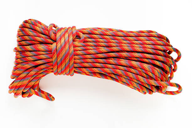 istock Mountaineering: 50 meters of 10 mm  rope 144290604