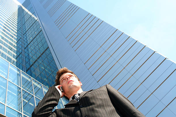 istock Businessman talking on mobile phone 144290620