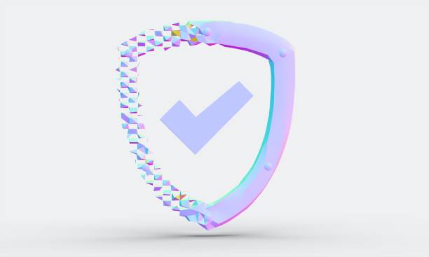 istock 3D render of cybersecurity and information or network protection symbol 1442907280