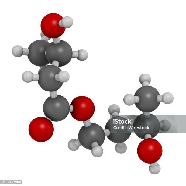 Ketone Ester Molecule Present In Drinks To Induce Ketosis 3d Rendering Stock Photo - Download Image Now