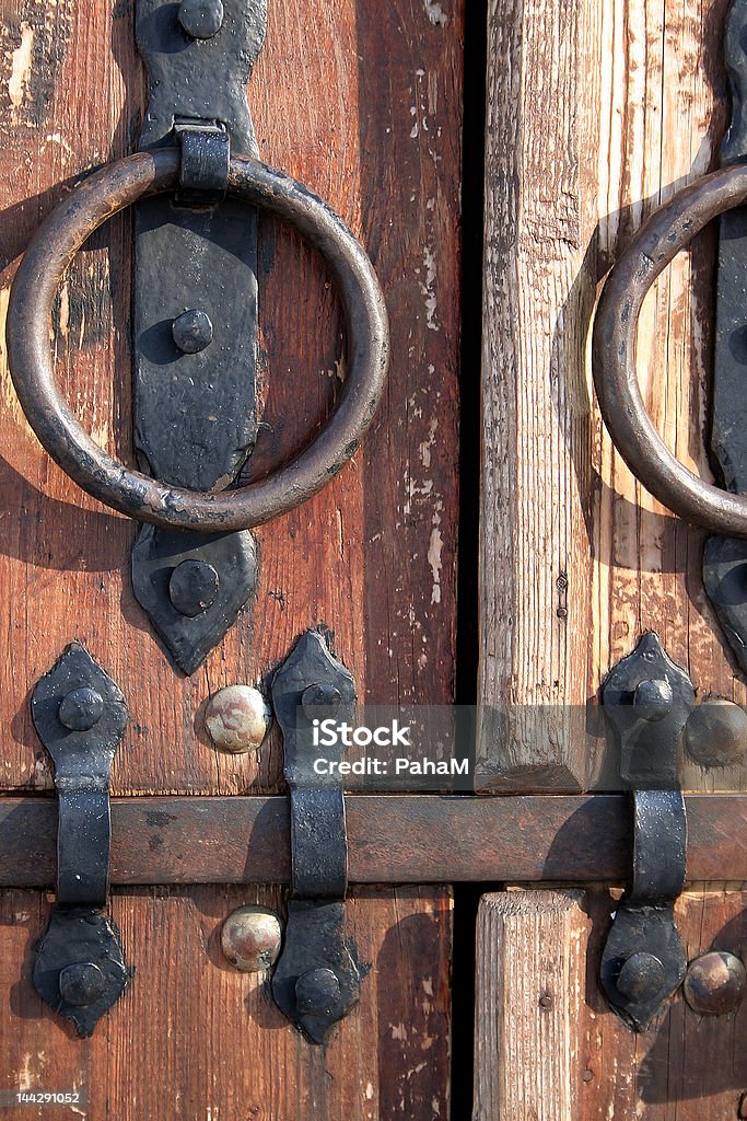 Antigua puerta - Foto de stock de Abadía libre de derechos