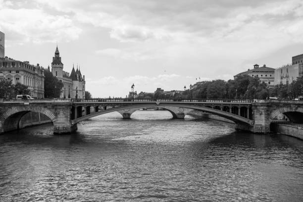 istock Seine river and bridge near Notre Dame De Paris 1442910640