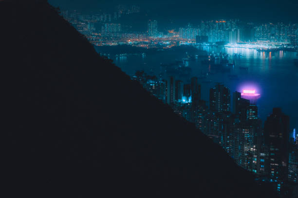 Beautiful night scene in HongKong