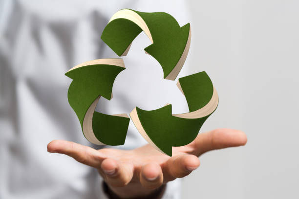 istock 3D rendering of recycling business digital 1442915391
