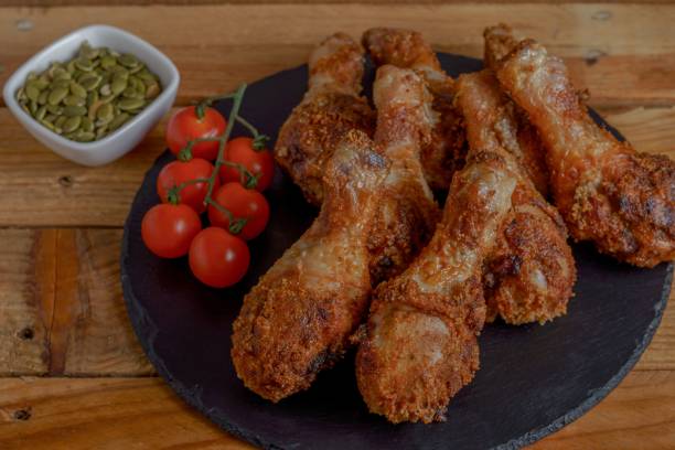 istock crispy chicken thighs in pumpkin seed flour batter 1442916009