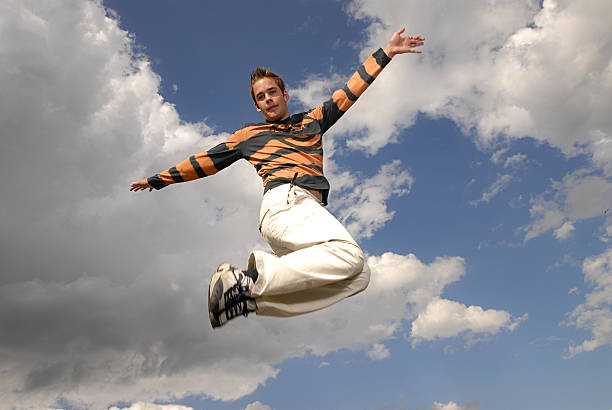 Jumpin' stock photo