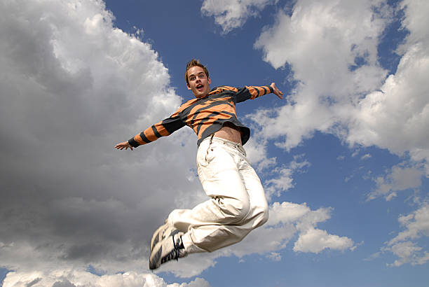 Jumpin' stock photo