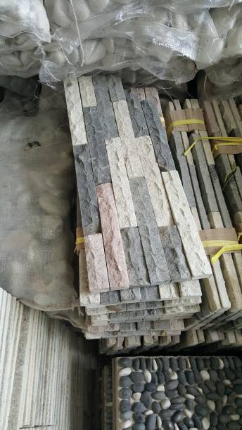 istock Natural stone plate for wall decoration 1442919259