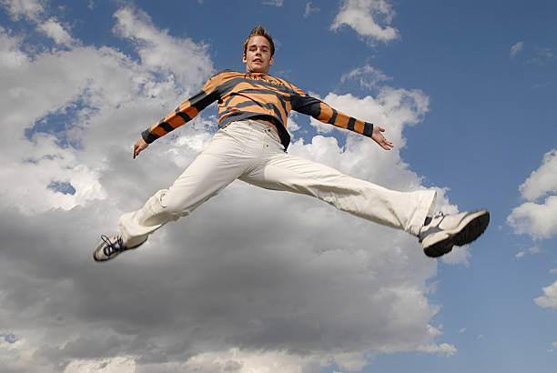 Jumpin' stock photo