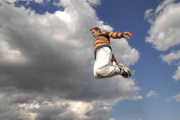 Jumpin' stock photo