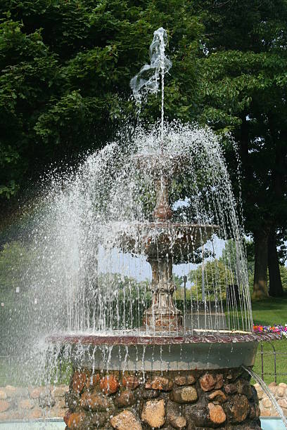 istock Central Park Fountain Grand Haven Michigan 144292089