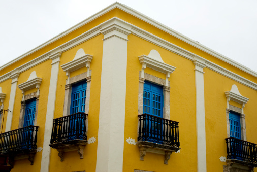 Campeche yellow wall