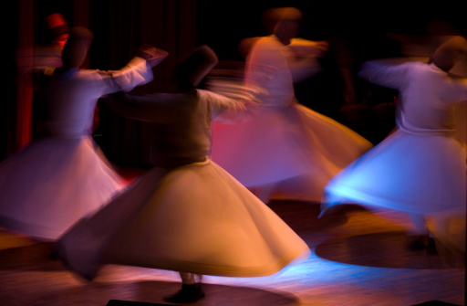 The semâ begins with a chanted prayer to The Prophet, who represents love, and all prophets before him. Next a kettledrum sounds as a symbol of the Divine order of the Creator, followed by haunting musical improvisation on the ney (reed flute) which symbolizes the Divine Breath which gives life to everything.