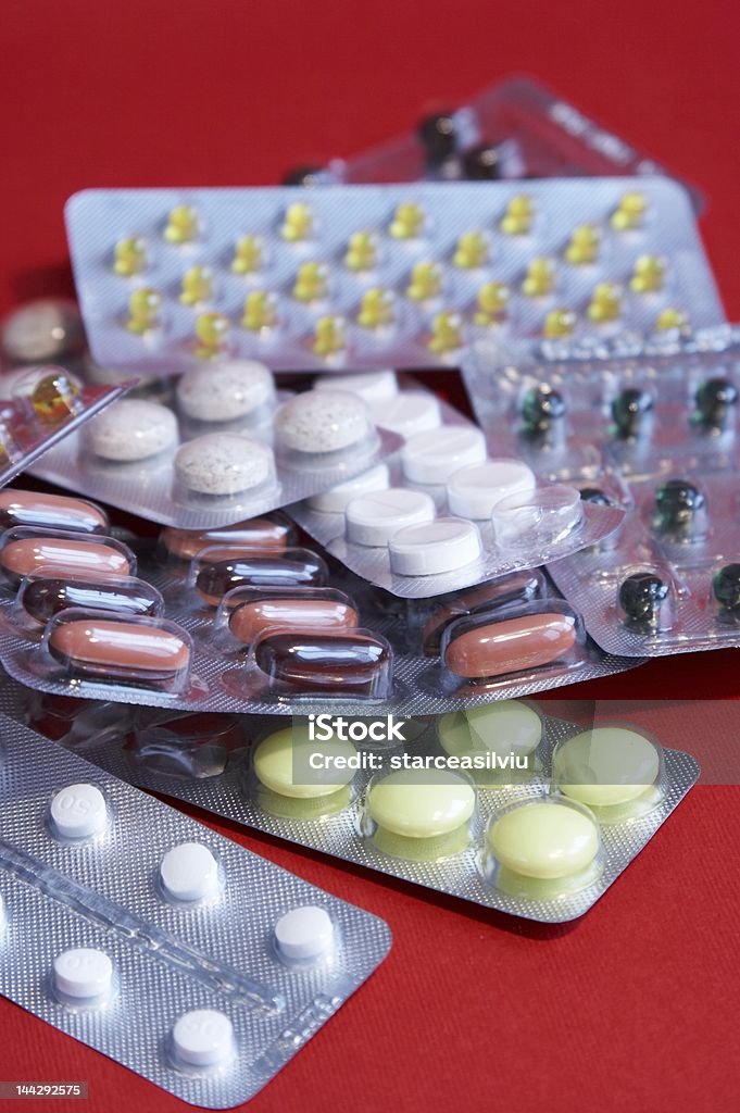 Cor de tablets - Foto de stock de Antibiotico royalty-free
