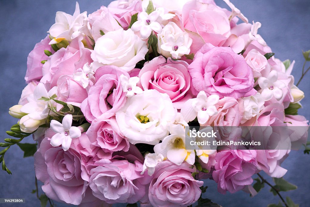 Wedding flower bouquet vignette Wedding Flowers  Annual - Plant Attribute Stock Photo