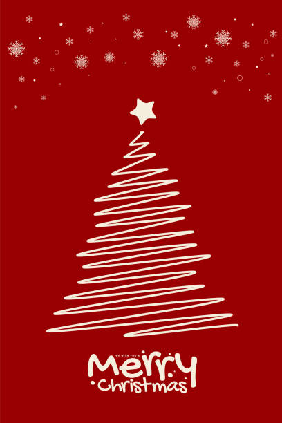 istock Merry Christmas lettering vector illustration. Holiday design for greeting card, badge, invitation, calendar, etc. vector stock illustration 1442930173