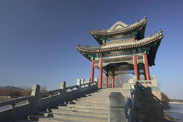 Summer Palace in Peking stock photo