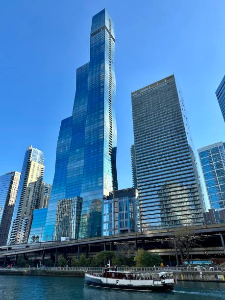 istock Chicago buildings near the river 1442930774