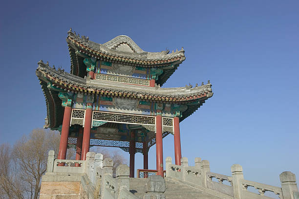 Summer Palace in Peking stock photo