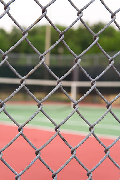 istock Fence and Tennis Court 144293097