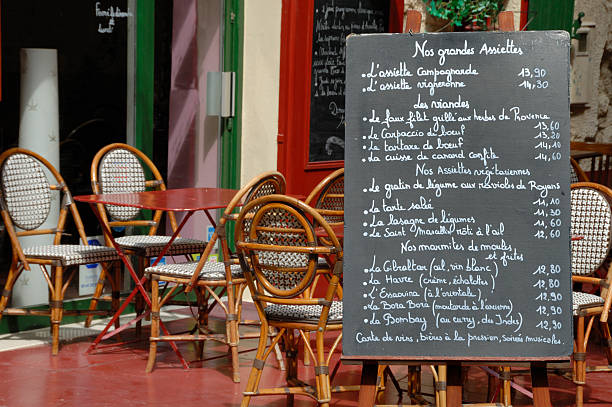 istock Menu sign in France 144293101