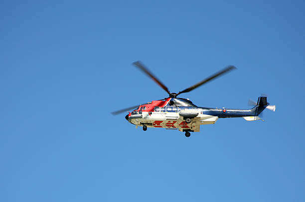 istock Helicopter in the air 144293275