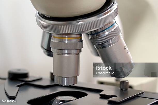 Detail Of A Microscope Stock Photo - Download Image Now - Analyzing, Biology, Biotechnology