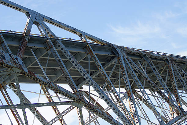 Bridge over Lake Champlain stock photo