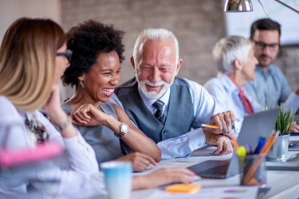 istock Business colleagues discussing new ideas 1442941530