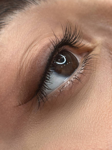 istock permanen make up , close up woman eye beautiful 1442941725