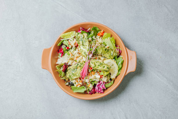 istock Fresh and Delicious Chicken Breast Barley Salad 1442942110