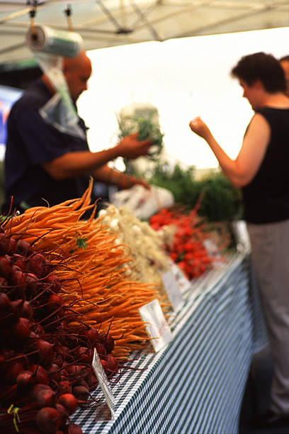 Green Market stock photo