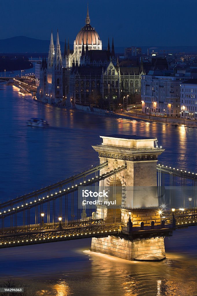 Budapest - Lizenzfrei Abenddämmerung Stock-Foto