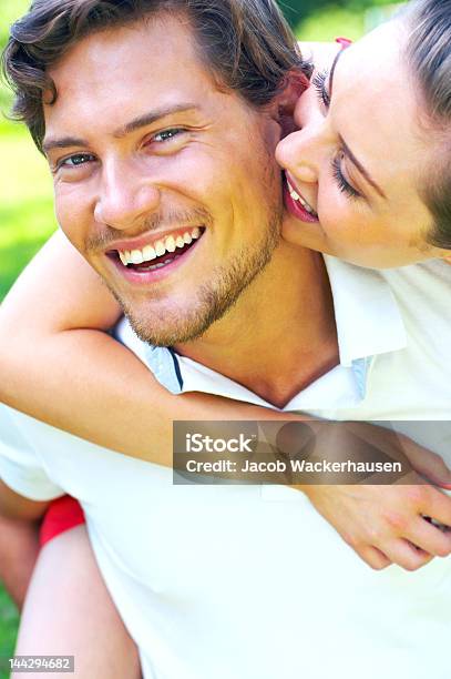 Closeup Of A Young Couple In Love Stock Photo - Download Image Now - Adult, Adults Only, Affectionate