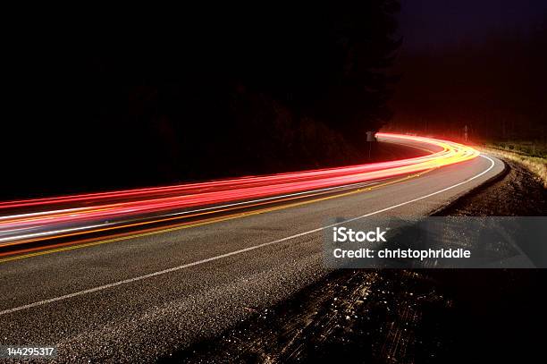 Mountain Road Bei Nacht Stockfoto und mehr Bilder von Abstrakt - Abstrakt, Angst, Auto