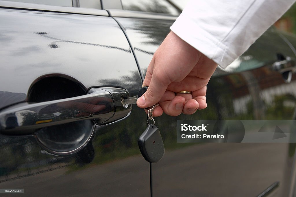 Portière de voiture par clé unlock - Photo de Acheter libre de droits