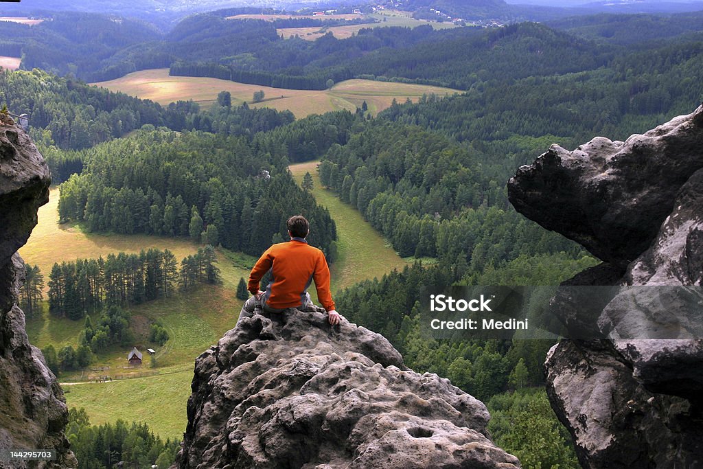 Wanderer - Royalty-free Admirar a Vista Foto de stock