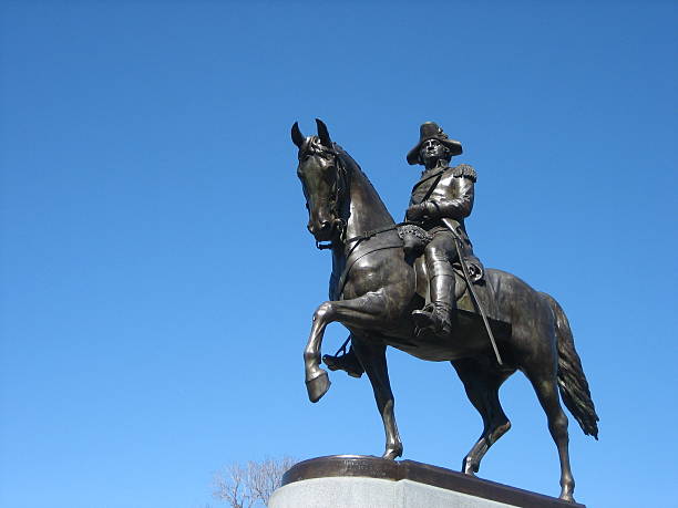istock george washington and his horse statue 144295975