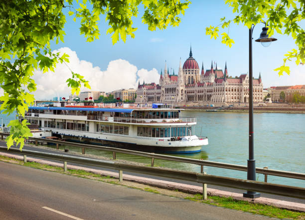 istock Parliament and river in Budapest 1442965558