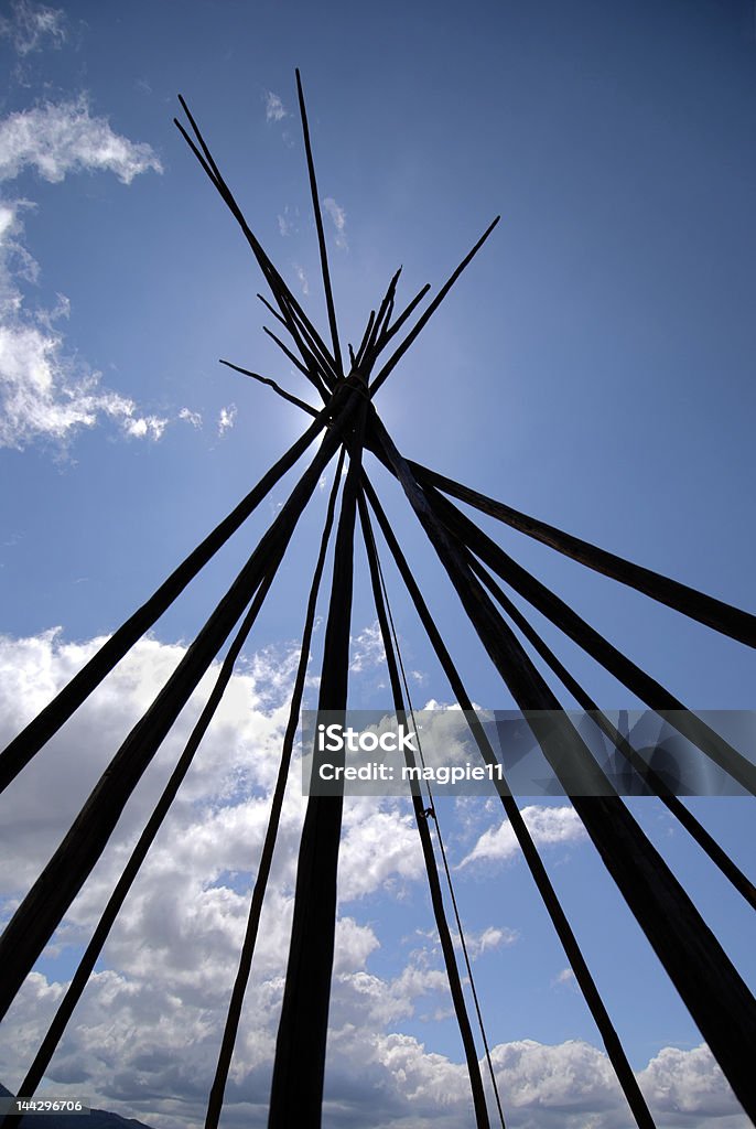 Tenda postes - Royalty-free Cultura Tribal da América do Norte Foto de stock