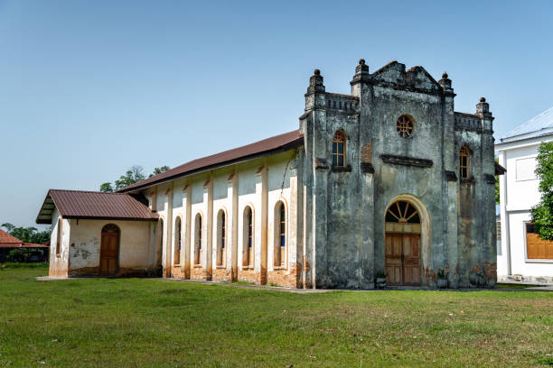 istock Church in Nakhon Phanom, Thailand 1442980113