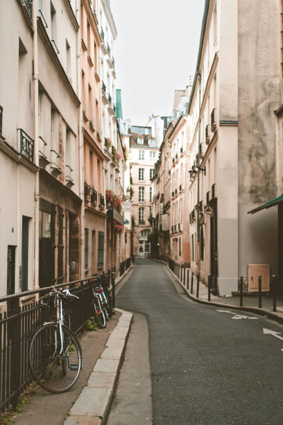 istock Typical apartment building facades in Paris. 1442981658