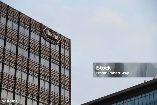 Roche Company Office Building Stock Photo - Download Image Now - Building Exterior, China - East Asia, Color Image