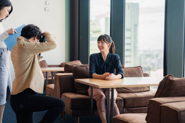 istock Young photographer taking advertising photos 1442985435