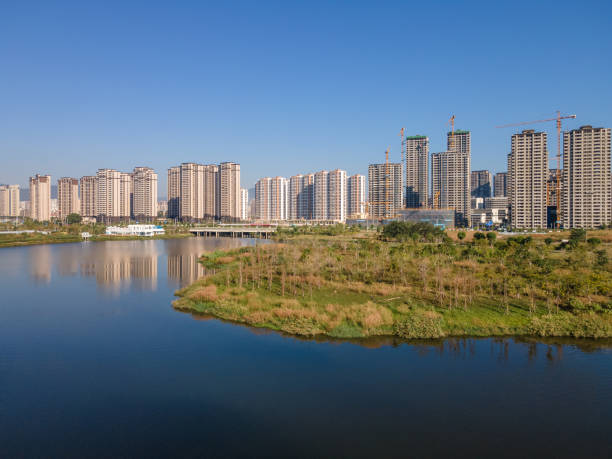 istock New urban buildings and green engineering 1442992207