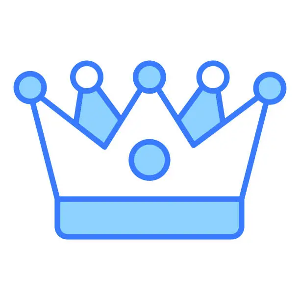 Vector illustration of crown Finance Related Vector Line Icon. Editable Stroke Pixel Perfect.