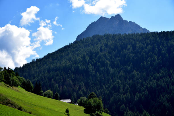 Piz da Peres, a 2507 meters high mountain that overlook the Furcia pass between Valdaora and Alta Badia