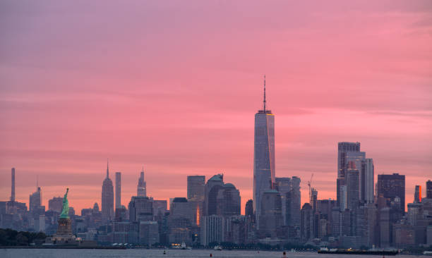 istock New York City Cityscape - Dramatic Sunrise 1443000460