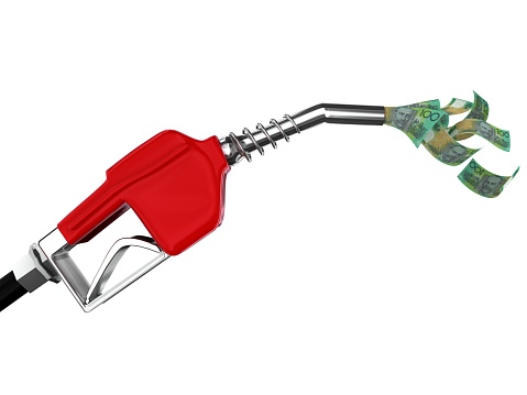 Australian money fuel oil pump energy price