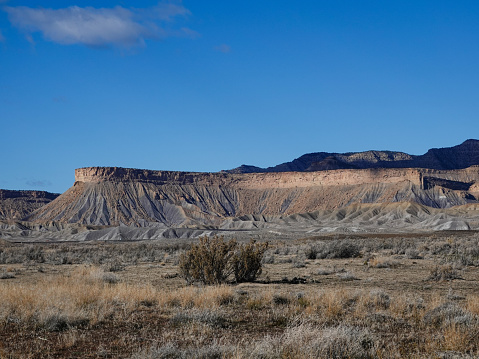 High mesa escarpments at the southern end of the Book Cliffs, Utah.